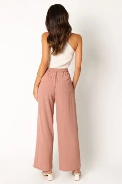 Addie Pant - Rose 12 Addie Pant - Rose -Giordano Style petal and pup usa bottoms addie pant rose 33994864885937