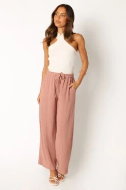 Addie Pant - Rose 15 Addie Pant - Rose -Giordano Style petal and pup usa bottoms addie pant rose 33994865017009