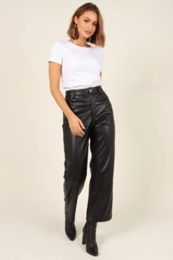 Eliza Pants - Black -Giordano Style petal and pup usa bottoms eliza pants black 32168690745521
