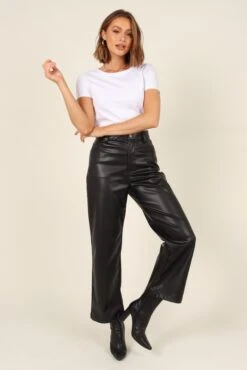 Eliza Pants - Black -Giordano Style petal and pup usa bottoms eliza pants black 32168690843825