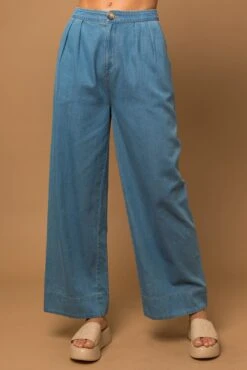 Harris Wide Leg Jeans - Denim