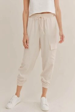 Kyle Jogger Pant - Cream