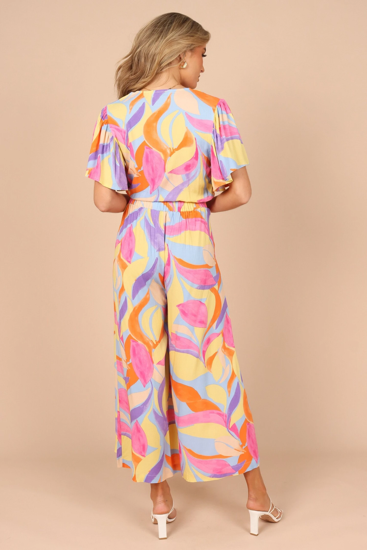 Luis Wide Leg Pants - Blue Multi 5 Luis Wide Leg Pants - Blue Multi - Image 3