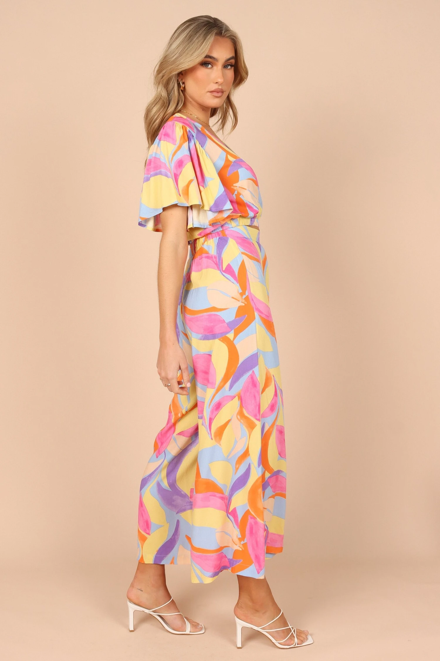 Luis Wide Leg Pants - Blue Multi 6 Luis Wide Leg Pants - Blue Multi - Image 4