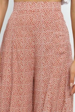 Neveah Pant - Rust -Giordano Style petal and pup usa bottoms neveah pant rust 29626812104881