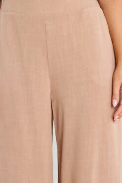 Nicola Pants - Brown -Giordano Style petal and pup usa bottoms nicola pants brown 31577617039537