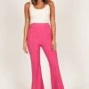 Rutherford Flared Ponte Pant - Fuchsia 1 Rutherford Flared Ponte Pant - Fuchsia -Giordano Style petal and pup usa bottoms rutherford flared ponte pant fuchsia 33351118258353
