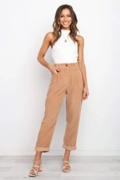 Talaren Pant - Beige -Giordano Style petal and pup usa bottoms talaren pant beige 21561235833009