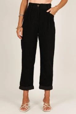 Talaren Pant - Black -Giordano Style petal and pup usa bottoms talaren pant black 33207370743985