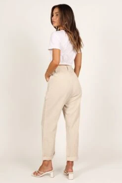 Talaren Pant - Cream -Giordano Style petal and pup usa bottoms talaren pant cream 33207379132593