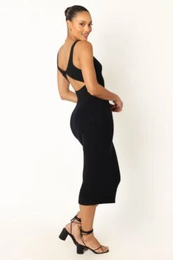 Nita Midi Dress - Black -Giordano Style petal and pup usa dresses nita midi dress black 33968178200753