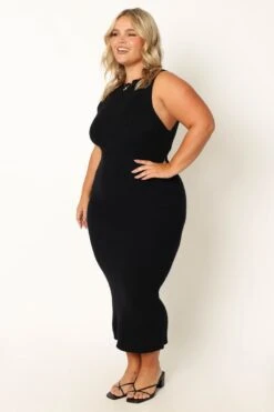 Nita Midi Dress - Black -Giordano Style petal and pup usa dresses nita midi dress black 33968178397361