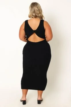 Nita Midi Dress - Black -Giordano Style petal and pup usa dresses nita midi dress black 33968178430129