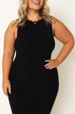 Nita Midi Dress - Black -Giordano Style petal and pup usa dresses nita midi dress black 33968178462897