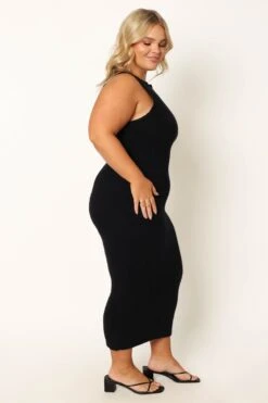 Nita Midi Dress - Black -Giordano Style petal and pup usa dresses nita midi dress black 33968178495665