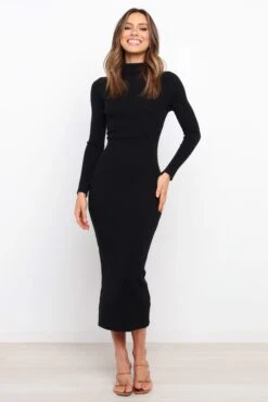 Shanae Dress - Black -Giordano Style petal and pup usa dresses shanae dress black 23348715192497