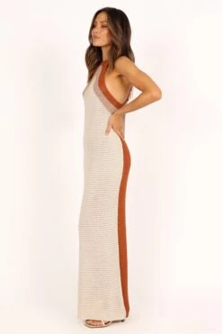 Zeri Dress - Brown -Giordano Style petal and pup usa dresses zeri dress brown 33378643214513