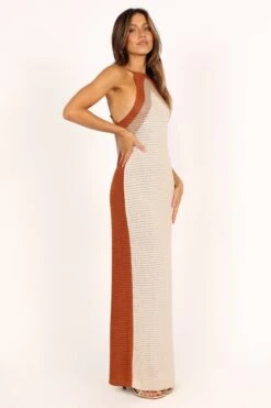 Zeri Dress - Brown -Giordano Style petal and pup usa dresses zeri dress brown 33378643280049