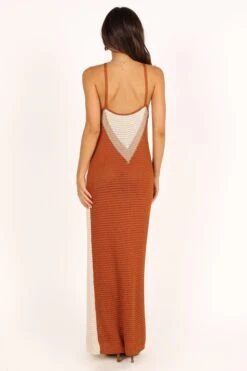 Zeri Dress - Brown -Giordano Style petal and pup usa dresses zeri dress brown 33378643312817