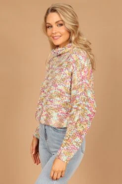 Brooke Multi Knit Sweater - Green -Giordano Style petal and pup usa knitwear brooke multi knit sweater green 32564127400113