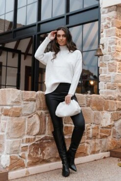 Conny Knit Sweater - White -Giordano Style petal and pup usa knitwear conny knit sweater white 32536867307697