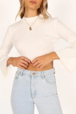 Fletcher Knit Sweater - White 17 Fletcher Knit Sweater - White -Giordano Style petal and pup usa knitwear fletcher knit sweater white 33530150748337