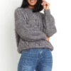 Jessica Knit Sweater - Grey
