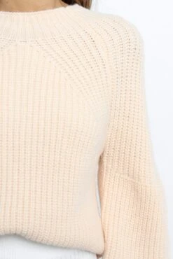 London Knit Sweater - Beige -Giordano Style petal and pup usa knitwear london knit beige 28744126103729