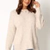 Meilani Textured Knit Sweater - Oatmeal -Giordano Style petal and pup usa knitwear meilani textured knit sweater oatmeal 34011651571889