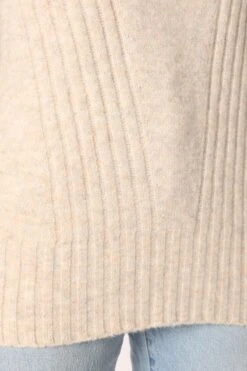 Meilani Textured Knit Sweater - Oatmeal -Giordano Style petal and pup usa knitwear meilani textured knit sweater oatmeal 34011651834033