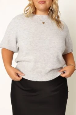 Noah Knit Sweater - Light Heather Grey 22 Noah Knit Sweater - Light Heather Grey -Giordano Style petal and pup usa knitwear noah knit sweater light heather grey 33968204644529