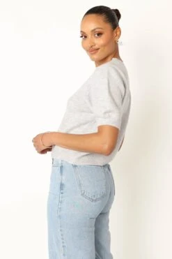 Noah Knit Sweater - Light Heather Grey 24 Noah Knit Sweater - Light Heather Grey -Giordano Style petal and pup usa knitwear noah knit sweater light heather grey 33968204710065