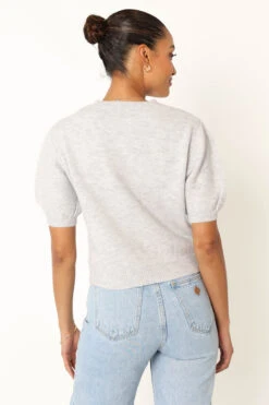 Noah Knit Sweater - Light Heather Grey 26 Noah Knit Sweater - Light Heather Grey -Giordano Style petal and pup usa knitwear noah knit sweater light heather grey 33968204775601