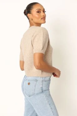 Noah Knit Sweater - Taupe -Giordano Style petal and pup usa knitwear noah knit sweater taupe 33968194158769