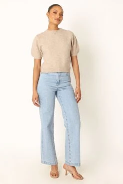 Noah Knit Sweater - Taupe -Giordano Style petal and pup usa knitwear noah knit sweater taupe 33968194289841