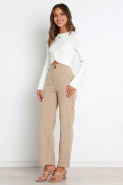 Provence Knit Sweater - White -Giordano Style petal and pup usa knitwear provence knit sweater white 31103450611889