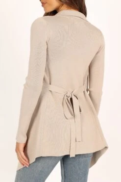 Zimmer Cardigan - Beige -Giordano Style petal and pup usa knitwear zimmer cardigan beige 33378645475505