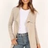Zimmer Cardigan - Beige 2 Zimmer Cardigan - Beige -Giordano Style petal and pup usa knitwear zimmer cardigan beige 33378645672113