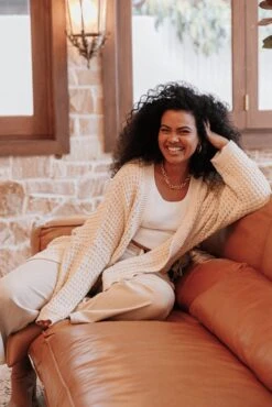 Leyonie Cardigan - Cream -Giordano Style petal and pup usa outerwear leyonie cardigan cream 32536997298353