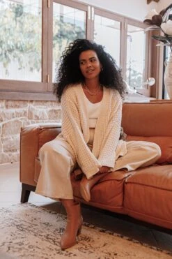 Leyonie Cardigan - Cream -Giordano Style petal and pup usa outerwear leyonie cardigan cream 32537000116401