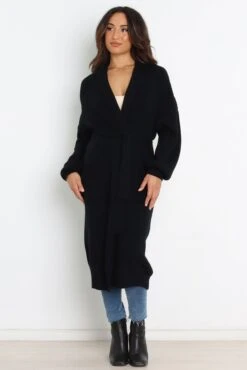 Lorrie Cardigan - Black -Giordano Style petal and pup usa outerwear lorrie cardigan black 31161274695857