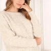 Shannon Oversize Cable Knit Sweater - Beige 1 Shannon Oversize Cable Knit Sweater - Beige -Giordano Style petal and pup usa oversize cable sweater 32656974839985