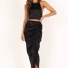 Angelique Open Back Crop Two Piece Set - Black 1 Angelique Open Back Crop Two Piece Set - Black -Giordano Style petal and pup usa sets angelique open back crop two piece set black 33453910786225