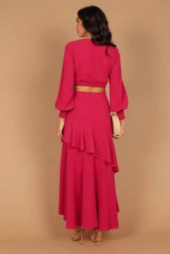 Eleanor Two Piece Skirt Set - Magenta -Giordano Style petal and pup usa sets eleanor two piece skirt set magenta 32535380066481