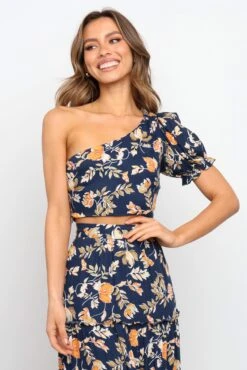 Giordano Style -Giordano Style petal and pup usa tops aimee top navy 22843382792369