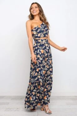 Aimee Top - Navy -Giordano Style petal and pup usa tops aimee top navy 29512143175857