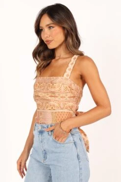 Aleisha Top - Golden Papaya 20 Aleisha Top - Golden Papaya -Giordano Style petal and pup usa tops aleisha top golden papaya 33643494899889