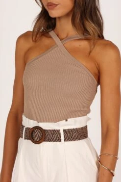 Hollie Top - Beige 10 Hollie Top - Beige -Giordano Style petal and pup usa tops hollie top beige 33277075882161