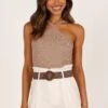 Hollie Top - Beige -Giordano Style petal and pup usa tops hollie top beige 33277075914929