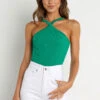 Hollie Top - Green 1 Hollie Top - Green -Giordano Style petal and pup usa tops hollie top green 31772694446257